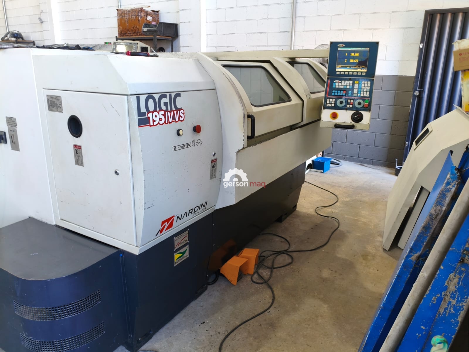TORNO CNC NARDINI LOGIC 195 IV - ANO 2009 - COMANDO FAGOR
